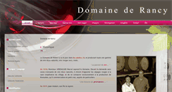 Desktop Screenshot of domaine-rancy.com