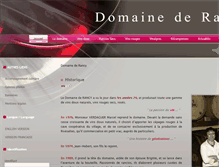 Tablet Screenshot of domaine-rancy.com